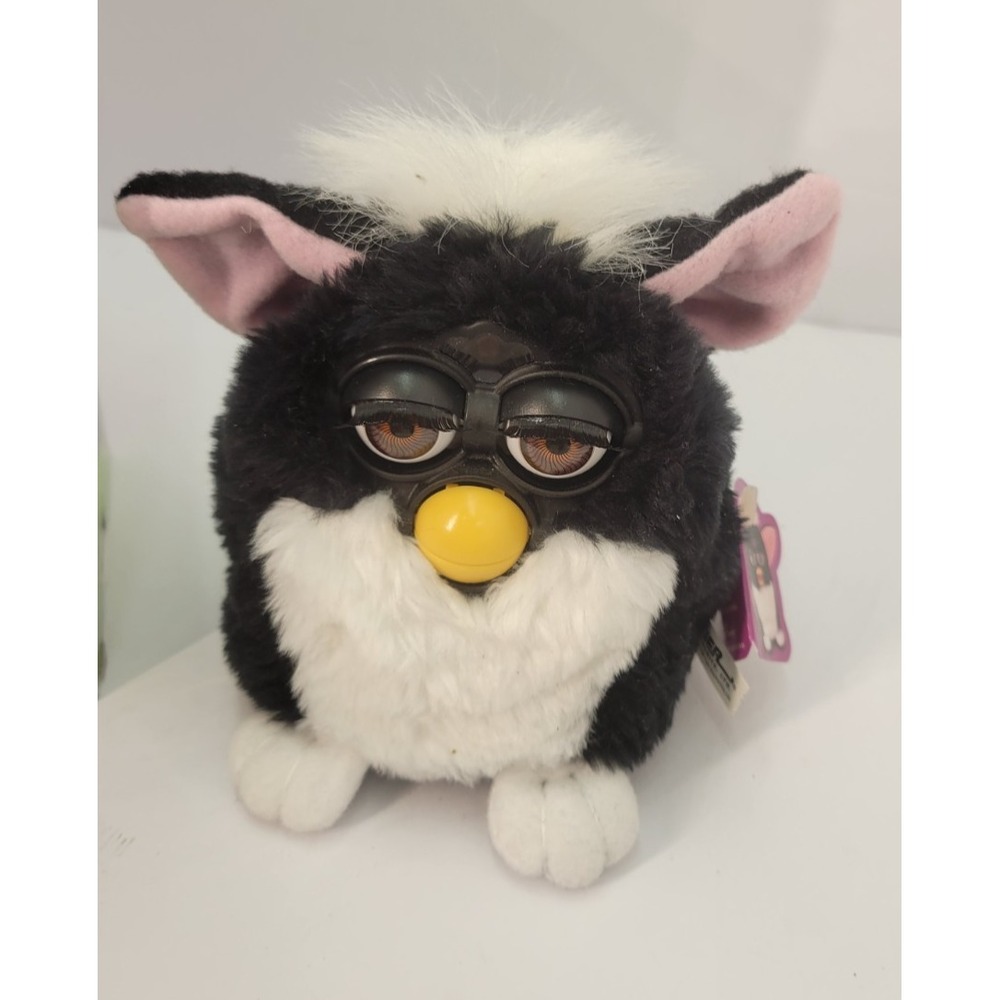 1998 Tiger Electronics Furby - Model 70-800 Tuxedo Furby- New In Damaged Box